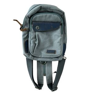 Mini canvas backpack